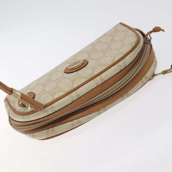 GUCCI GG Plus Supreme Shoulder Bag Pvc Ivory Gold - Picture 6 of 16